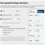 spread bet calculator